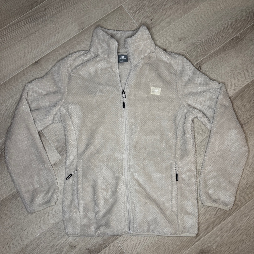 New Balance Sherpa Fleece Full Zip Jacket Small